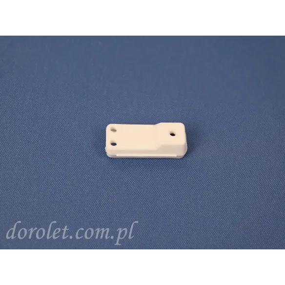 Mocowanie sznurka 18 mm plisy Vegas - biały