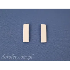 Zaślepka prowadnicy plisy Vegas - biały