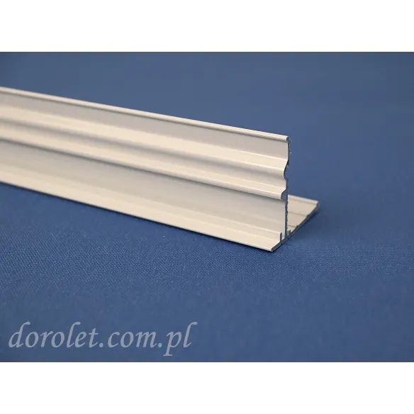 White Aluminum Guide Rail for Vegas Skylight Blinds | Dorolet