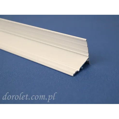 White Aluminum Guide Rail for Vegas Skylight Blinds | Dorolet
