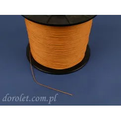 Cord 0,8 mm for pleated blinds. Honey colour.