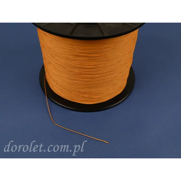 Cord 0,8 mm for pleated blinds. Honey colour.