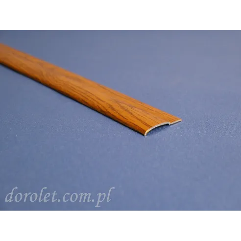 Aluminium flat bar - golden oak