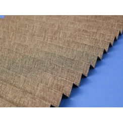 Pleated fabric melange 737 light  brown