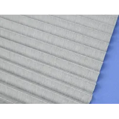 Pleated fabric melange 732 light grey