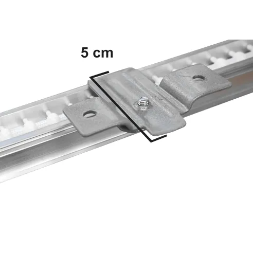 Metal bracket for horizontal Roman blind Sky