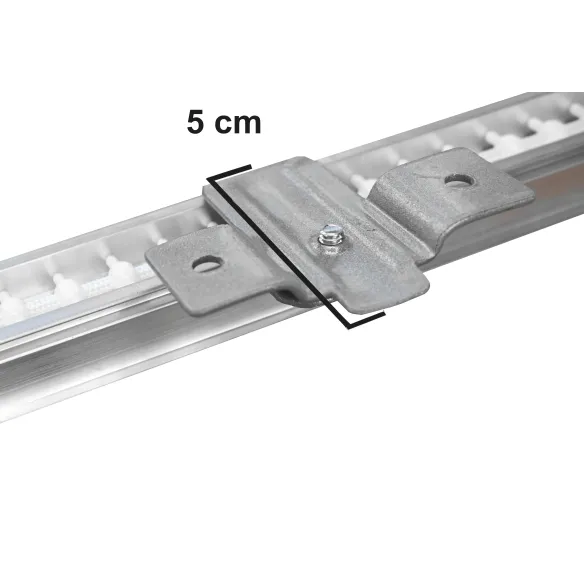 Metal bracket for horizontal Roman blind Sky