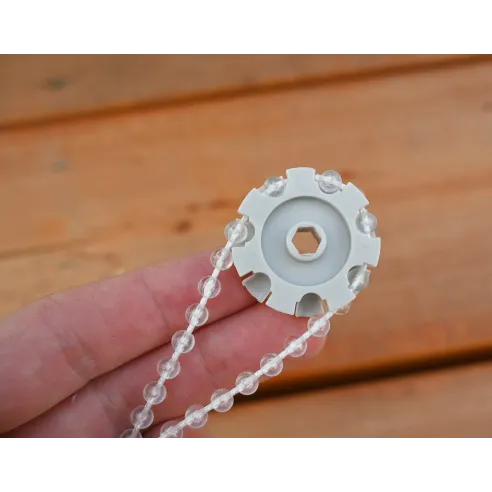 Control mechanism for horizontal Roman blinds Sky