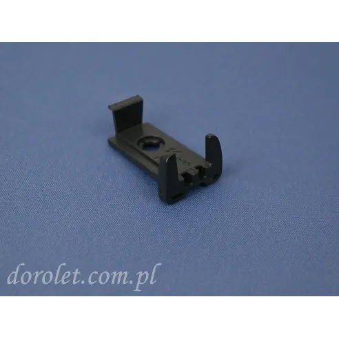 Endkappe 18 mm Vegas Plissee Anthrazit | Seitenkappe PVC