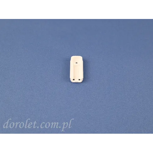 Mocowanie sznurka 15 mm plisy Vegas - biały