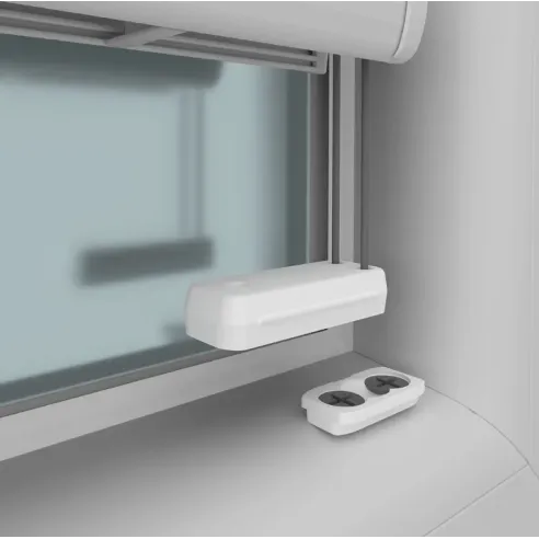 Mocowanie sznurka 15 mm plisy Vegas - biały