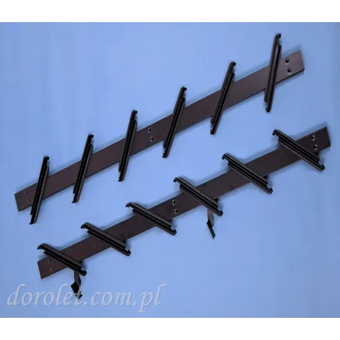 Mechanizm - prowadnice 86 cm do żaluzji szklanych ogrodowych