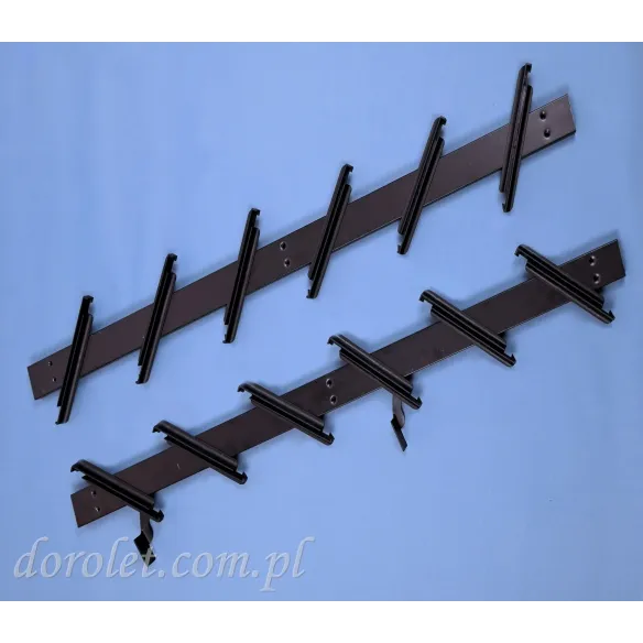 Mechanizm - prowadnice 86 cm do żaluzji szklanych ogrodowych