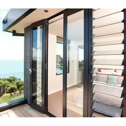 Mechanizm - prowadnice 86 cm do żaluzji szklanych ogrodowych