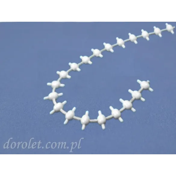 Runner chain link for horizontal Roman blinds Sky