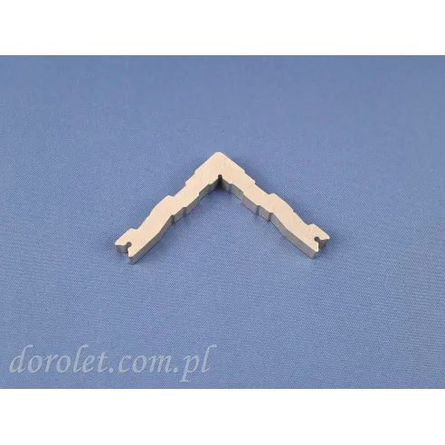 Aluminium corner for sliding mosquito net Slider