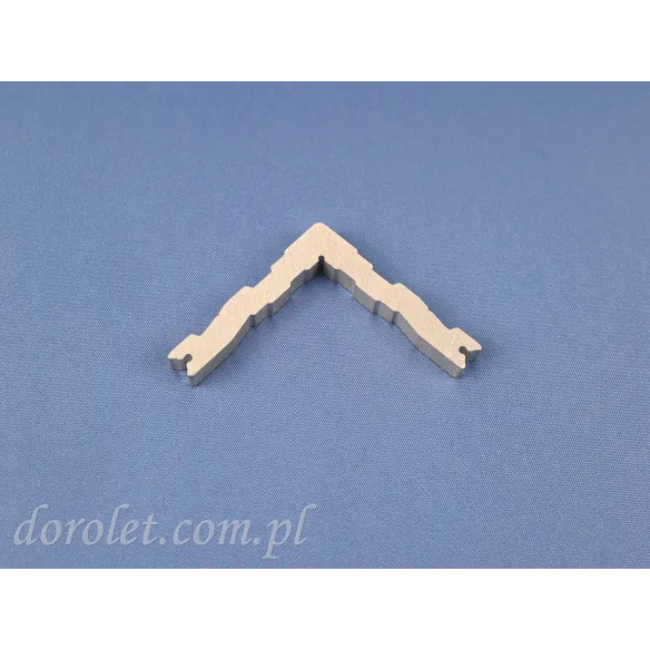 Aluminium corner for sliding mosquito net Slider