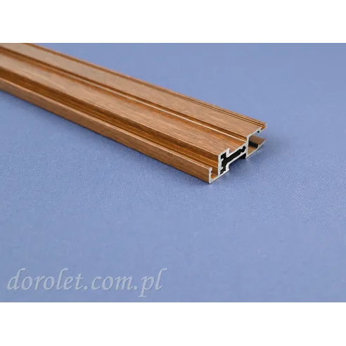 Aluminium profil für Verschiebbares Moskitonetz- Goldene Eiche