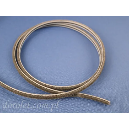 Uszczelka szczotkowa 4,8 x 4 mm. MOSKITIERY PRZESUWNE