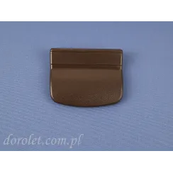 Klamka do moskitiery drzwiowej, przesuwnej - brąz