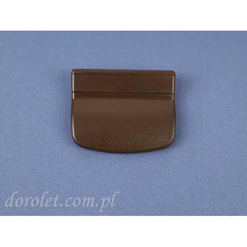 Klamka do moskitiery drzwiowej, przesuwnej - brąz