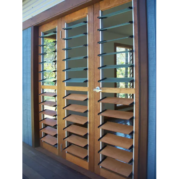 Prowadnice 86 cm do żaluzji szklanych ogrodowych - biały