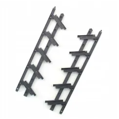 Prowadnice 50 cm do żaluzji drewnianych ogrodowych- antracyt