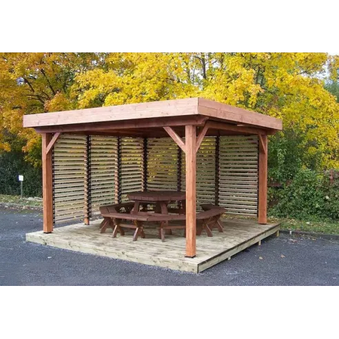 Prowadnice do żaluzji tarasowych, balkonowych- brąz