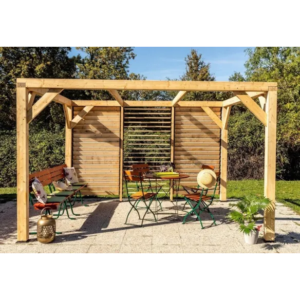 Prowadnice do żaluzji tarasowych, balkonowych- brąz