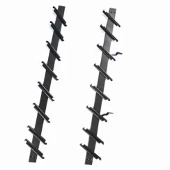 Prowadnice 114 cm do żaluzji szklanych ogrodowych- czarny