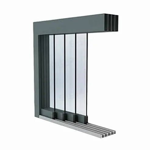 Glass Sliding Door System 405cm – Terrace & Veranda Glazing | 4 Panels