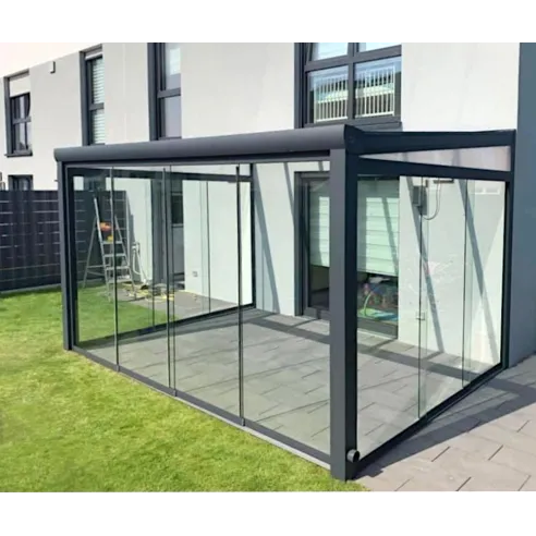 Ścianki szklane przesuwne zewnętrzne - 6 szyb