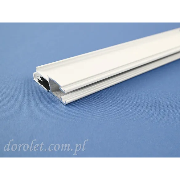 Aluminium sliding mosquito net profile - white