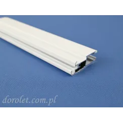 Profil aluminiowy moskitiery przesuwnej - biały