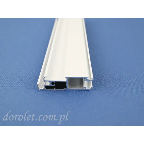 Aluminium sliding mosquito net profile - white