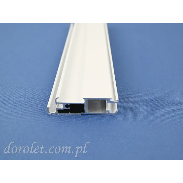 Profil aluminiowy moskitiery przesuwnej - biały