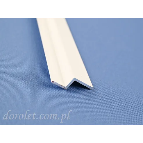 Prowadnica aluminiowa moskitiery przesuwnej - biały