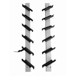 Prowadnice 86 cm do żaluzji szklanych ogrodowych- srebrny