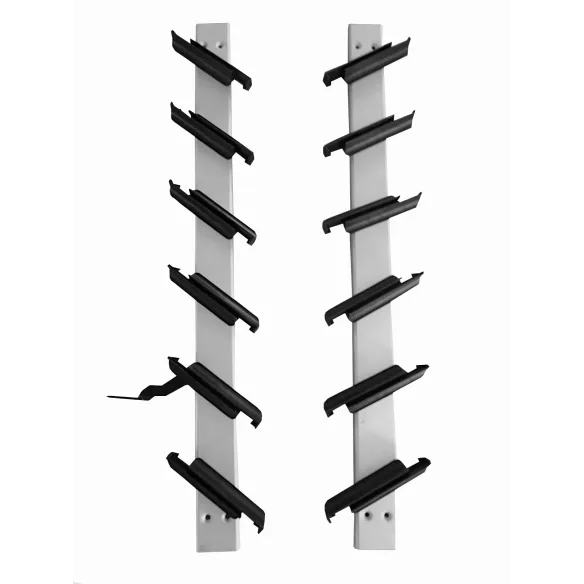 Prowadnice 86 cm do żaluzji szklanych ogrodowych- srebrny