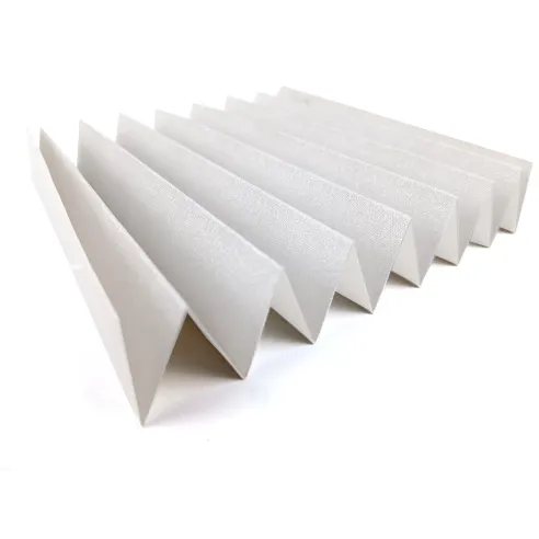 Pleated fabric Coral Termo 216 white