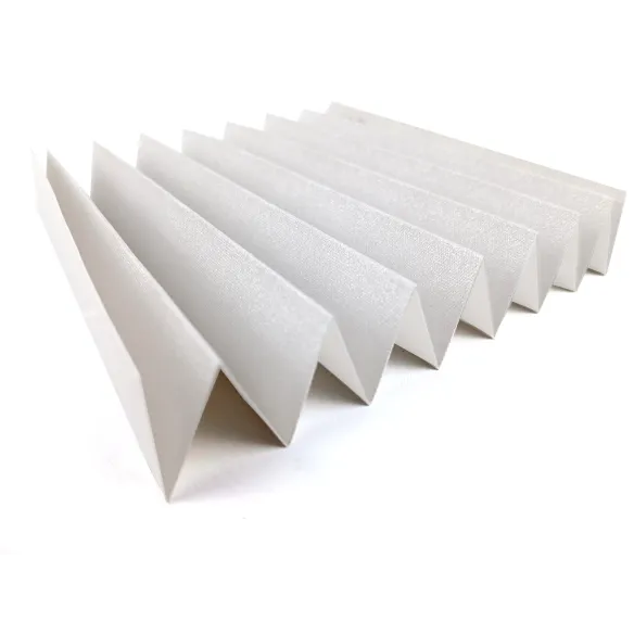Pleated fabric Coral Termo 216 white