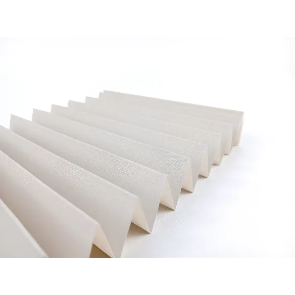 Pleated fabric Coral Termo 201 cream