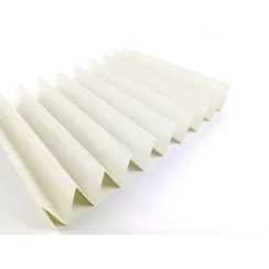 Tkanina Coral termo 201 krem do produkcji rolet plisowanych