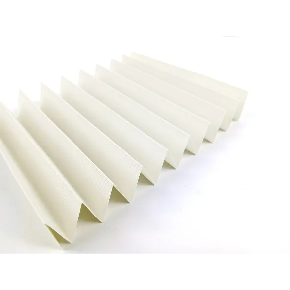 Coral Termo 201 cream fabric for the production of pleated blinds