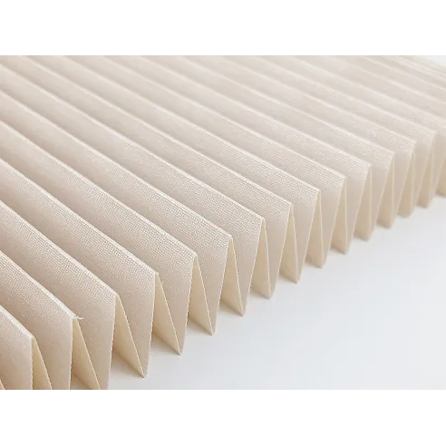 Pleated fabric Coral Termo 205 sand