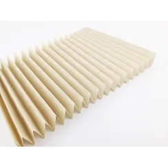 Pleated fabric Coral Termo 205 sand