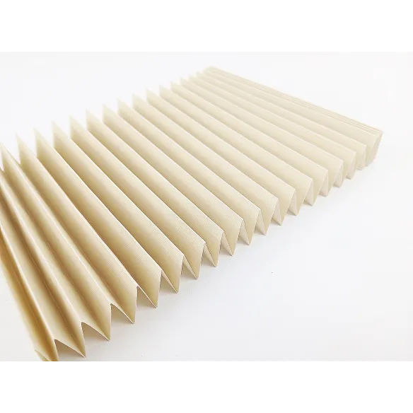 Pleated fabric Coral Termo 205 sand