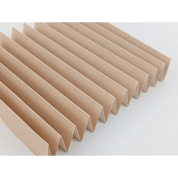 Pleated fabric Coral Termo 206 beige