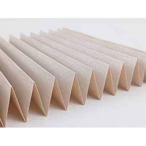 Pleated fabric Coral Termo 206 beige