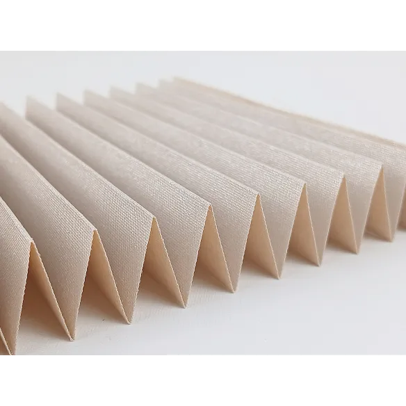Pleated fabric Coral Termo 206 beige